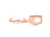 Cubic Zirconia Alphabet J Pendant CUZ-RDA-36.