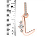 Cubic Zirconia Alphabet L Pendant CUZ-RDA-38.