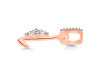 Cubic Zirconia Alphabet L Pendant CUZ-RDA-38.