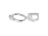 Cubic Zirconia Alphabet O Pendant CUZ-RDA-41.