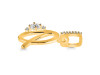 Cubic Zirconia Alphabet Q Pendant CUZ-RDA-43.