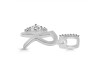 Cubic Zirconia Alphabet R Pendant CUZ-RDA-44.
