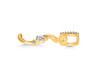 Cubic Zirconia Alphabet S Pendant CUZ-RDA-45.