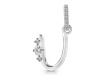 Cubic Zirconia Alphabet U Pendant CUZ-RDA-47.