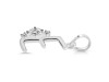 Cubic Zirconia Alphabet E Pendant CUZ-RDA-5.