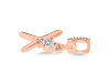 Cubic Zirconia Alphabet X Pendant CUZ-RDA-50.