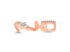 Cubic Zirconia Alphabet Z Pendant CUZ-RDA-52.