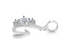 Cubic Zirconia Alphabet G Pendant CUZ-RDA-59.