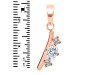 Cubic Zirconia Alphabet I Pendant CUZ-RDA-61.
