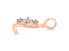 Cubic Zirconia Alphabet L Pendant CUZ-RDA-64.