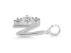 Cubic Zirconia Alphabet N Pendant CUZ-RDA-66.