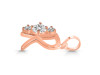 Cubic Zirconia Alphabet R Pendant CUZ-RDA-70.