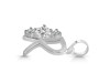 Cubic Zirconia Alphabet R Pendant CUZ-RDA-70.