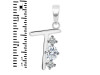 Cubic Zirconia Alphabet T Pendant CUZ-RDA-72.