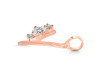 Cubic Zirconia Alphabet Y Pendant CUZ-RDA-77.