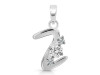 Cubic Zirconia Alphabet Z Pendant CUZ-RDA-78.