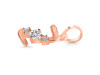 Cubic Zirconia Alphabet Z Pendant CUZ-RDA-78.