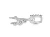 Cubic Zirconia Alphabet A Pendant CUZ-RDA-79.
