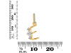 Cubic Zirconia Alphabet E Pendant CUZ-RDA-83.