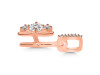 Cubic Zirconia Alphabet H Pendant CUZ-RDA-86.