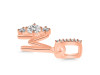 Cubic Zirconia Alphabet M Pendant CUZ-RDA-91.