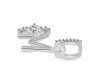 Cubic Zirconia Alphabet M Pendant CUZ-RDA-91.