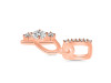 Cubic Zirconia Alphabet P Pendant CUZ-RDA-94.