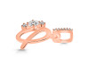 Cubic Zirconia Alphabet Q Pendant CUZ-RDA-95.