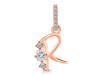 Cubic Zirconia Alphabet R Pendant CUZ-RDA-96.