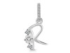 Cubic Zirconia Alphabet R Pendant CUZ-RDA-96.