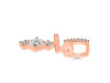 Cubic Zirconia Alphabet T Pendant CUZ-RDA-98.