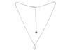 Cubic Zirconia Heart Necklace CUZ-RDN-51.