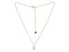 Cubic Zirconia Heart Necklace CUZ-RDN-55.