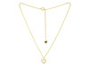 Cubic Zirconia Heart Necklace CUZ-RDN-56.