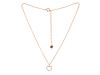 Cubic Zirconia Heart Necklace CUZ-RDN-63.