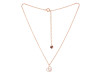 Cubic Zirconia Heart Necklace CUZ-RDN-64.