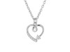 Cubic Zirconia Heart Necklace CUZ-RDN-66.