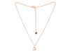 Cubic Zirconia Heart Necklace CUZ-RDN-81.
