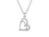 Cubic Zirconia Heart Necklace CUZ-RDN-81.