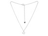 Cubic Zirconia Heart Necklace CUZ-RDN-82.