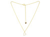 Cubic Zirconia Heart Necklace CUZ-RDN-84.