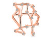 Gemini Zodiac Star Constellation With Cubic Zirconia Ring CUZ-RDR-1958.