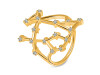 Gemini Zodiac Star Constellation With Cubic Zirconia Ring CUZ-RDR-1958.