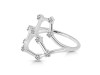 Leo Zodiac Star Constellation With Cubic Zirconia Ring CUZ-RDR-2040.