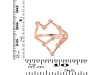 Aquarius Zodiac Star Constellation With Cubic Zirconia Ring CUZ-RDR-2041.