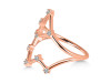 Aquarius Zodiac Star Constellation With Cubic Zirconia Ring CUZ-RDR-2041.