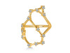 Sagittarius Zodiac Star Constellation With Cubic Zirconia Ring CUZ-RDR-2042.