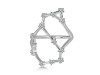 Sagittarius Zodiac Star Constellation With Cubic Zirconia Ring CUZ-RDR-2042.