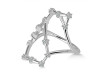 Sagittarius Zodiac Star Constellation With Cubic Zirconia Ring CUZ-RDR-2042.