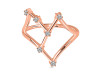 Cancer Zodiac Star Constellation With Cubic Zirconia Ring CUZ-RDR-2043.